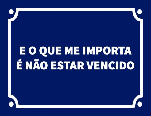Placa Decorativa E o que me importa é não estar vencido