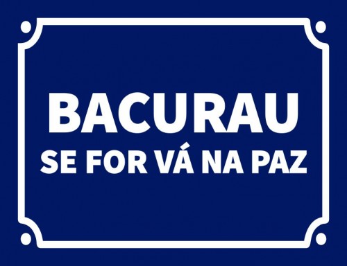 Placa Decorativa Bacurau