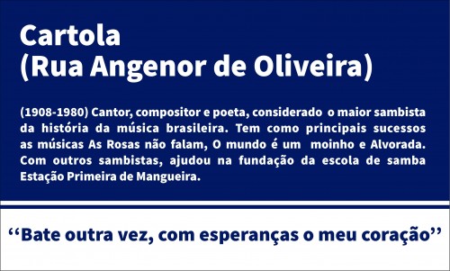 Placa de Rua Cartola