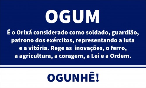 Placa de Rua Ogum