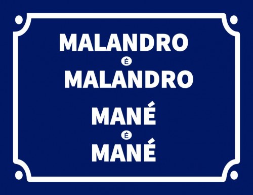 Malandro é malandro mané é mané