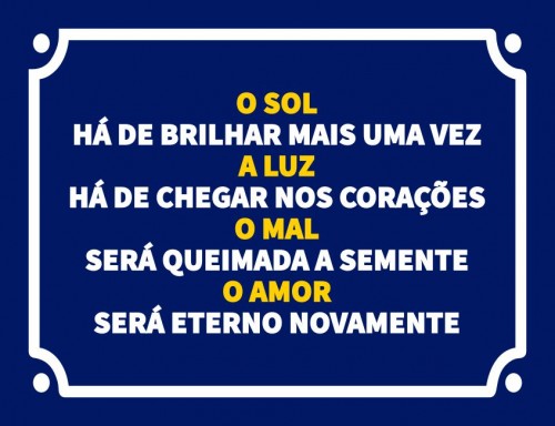 O sol a luz o mal o amor